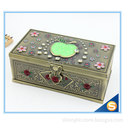 Shinny Gifts 2016 New Design Jewelry Box Hardware for Ring Necklace in Guangzhou